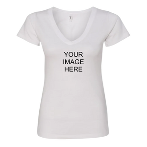 Custom V-Neck T-Shirt (Women's)